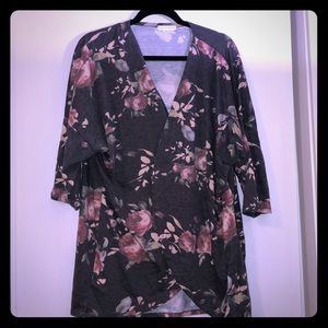 Super soft floral cardigan